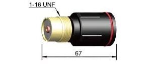 Large Gas Lens for 27 Torch
