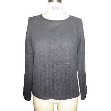 LONG SLEEVES JACQUARD TEE