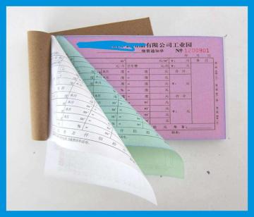 Carbonless paper business invoive/ log book/invoive copy book receipt