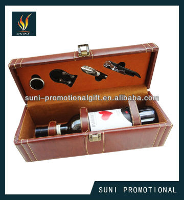 Wine box with lock for wine promotion