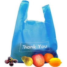 Printed Plastic Bag for Food Packaging Supermarket T-Shirt Shopping Bag