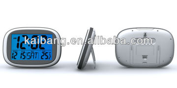 big digital desk clock with back light