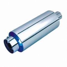 Blue stainless steel exhaust muffler, silencer ornaments