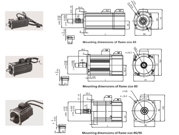 Synmot 260mm 47kW 264N.m 1700rpm Liquid cooling Synchronous Permanent Magnet AC motor