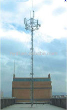 telecommunication steel guyed mast tower