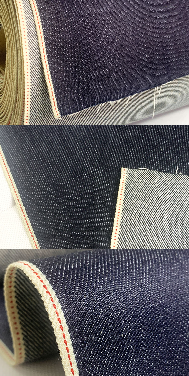 wholesale stock price 12oz denim fabric high quality 100% organic cotton japanese vintage selvedge denim jeans material fabric