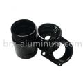 Black Hard Anodized aluminum precision part