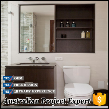 cheap melamine bathroom sets with mirror cabinet