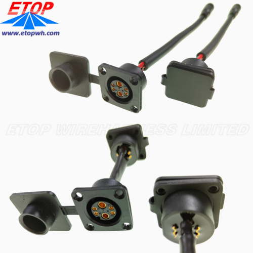 IP67 Bicycle Battery Connector voor PCB -kaart Z622A