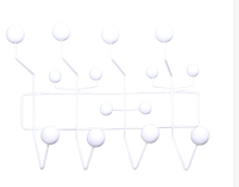 white hang it all coat rack replica