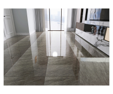 Foshan Gray Glazed Polished Porcelain Tiles 600x600mm for Flooring