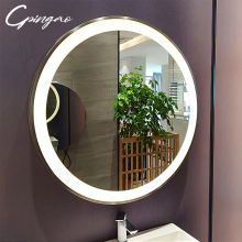 Cpingao Oval Shape Wall Hung Smart Bathroom LED Mirror