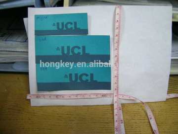 garment design polyester woven patch