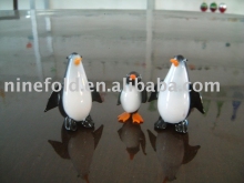 Glass penguin ( glass craft , glass decoration , gift )