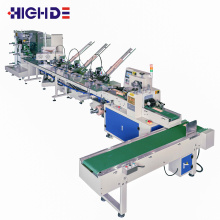 Automatic Feeding Packaging Machine for Takeaway Paper Pulp Tableware and Utensils