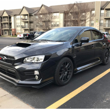 Super gloss dark grey car wrap vinyl.