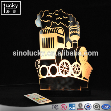 7 lighting color changing led night light lamp