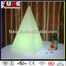 LED illuminous furniture decoration plastic egyptian pyramid/garden decorative pyramid