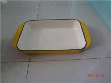 Enamel Cast Iron Rectangular Dish