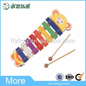 Handmade glockenspiel kids toy wooden xylophone