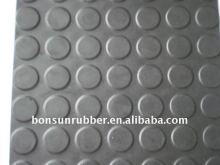 2.5mm to 6mm thickness Anti-Slip Round stud rubber mat