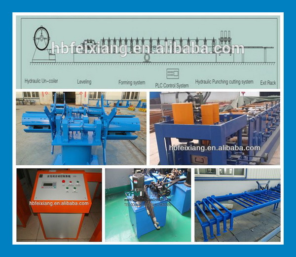 4mm Steel z shaped purlin press machine