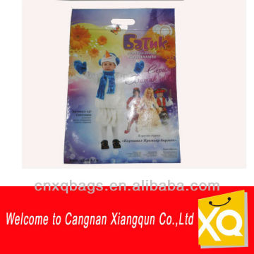 PVC non-woven punch bag stand up pouch bag