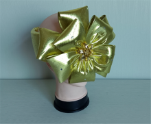 Fancisortor Metallic Polyester Headwear Headband Fascinators