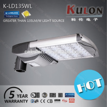 White fixtures lighting roadway highway 135W led street light