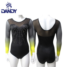 Custom shiny girls gymnastic leotards