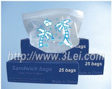 Ziplock bag Sandwich ziplock bag