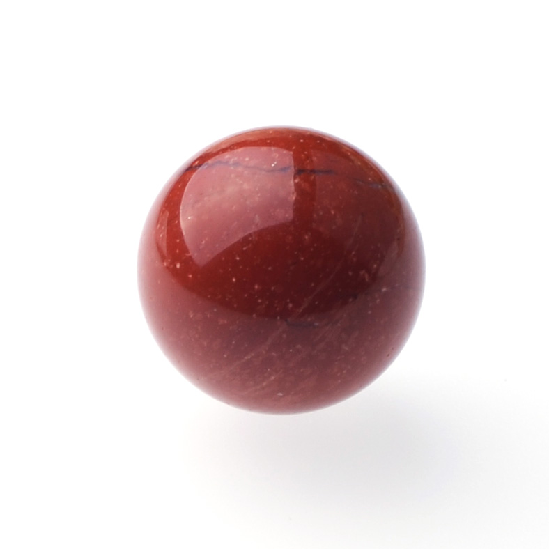 Bolas de chakra de jasper rojo de 20 mm para alivio del estrés meditación balanceando la decoración del hogar bulones esferas de cristal pulido
