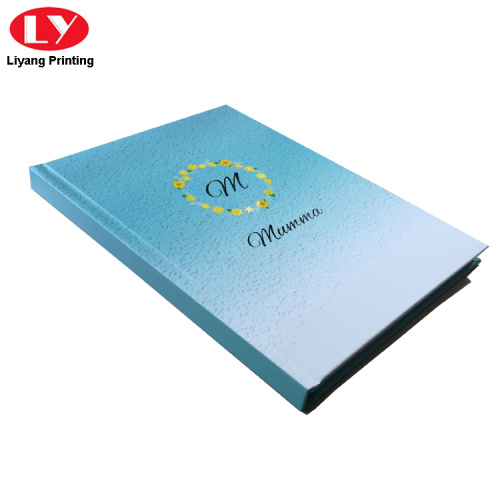 Notebook hardcover dengan logo tersuai