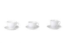 220cc Coupe Porcelain Coffee Set Cup with Plate