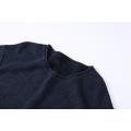 Men's Knitted Garment-Dye Stone-Wash Honey Comb Pullover
