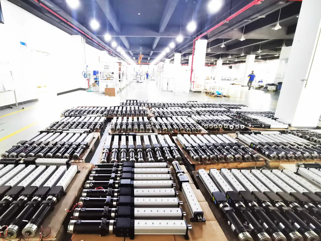 Высокі прамысловы клас з нізкім узроўнем шуму электрычнага лінейнага прывада