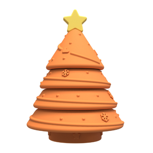 Custom Christmas Tree Sensory Toy Silicone Nesting Stacker