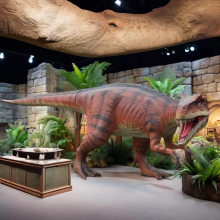 Modern Dinosaur Animatronics for Jurassic Theme Parks