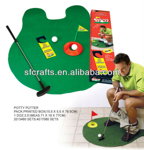 New sport bathroom golf toy for sale