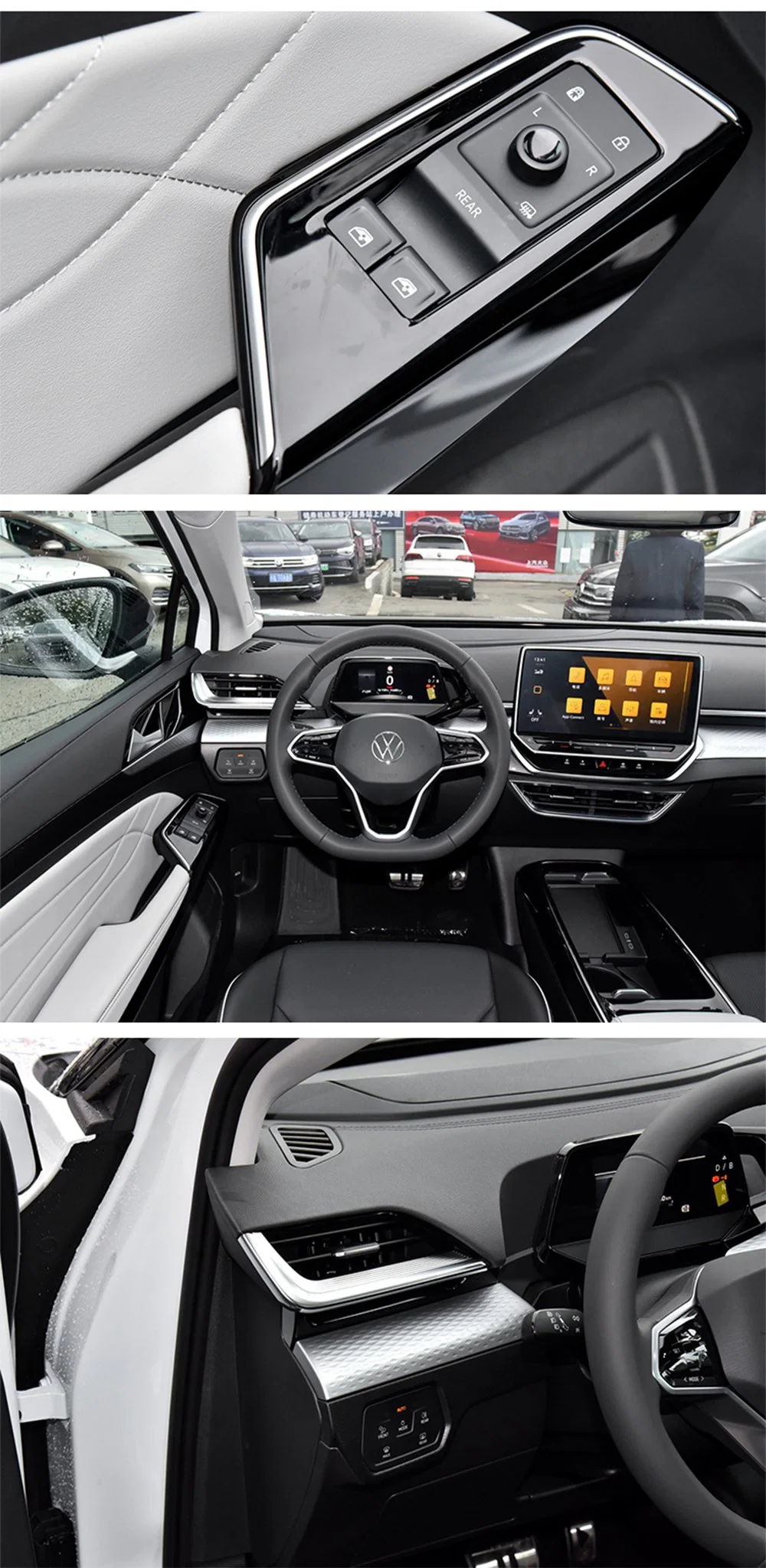Ridever Electric Car VW SUV ID6 Crozz Pure+ PRO Prime EV Car 600km Left Hand Drive New Car 0km Electric Used Car