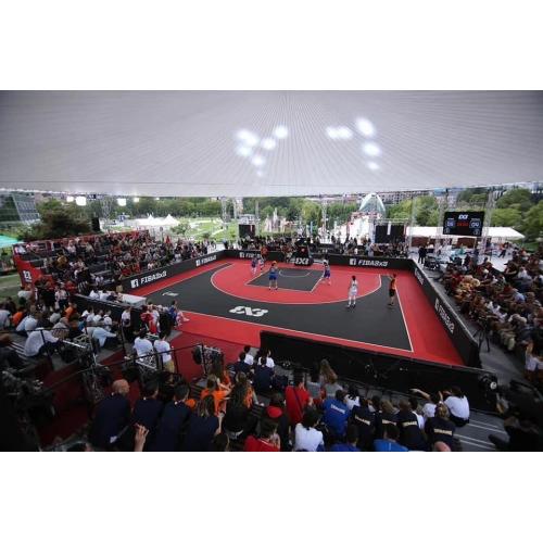 ENLIO SES -Serie FIBA ​​zugelassener Outdoor Sport Floor