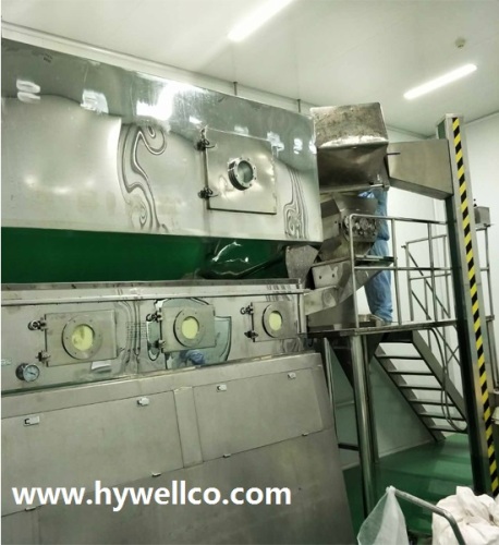 Horizontal Fluid Bed Medicine Drying Machine