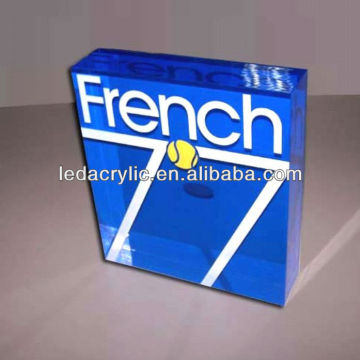 Solid Acrylic Block / Acrylic Brands Sign / Acrylic Logo Blocks
