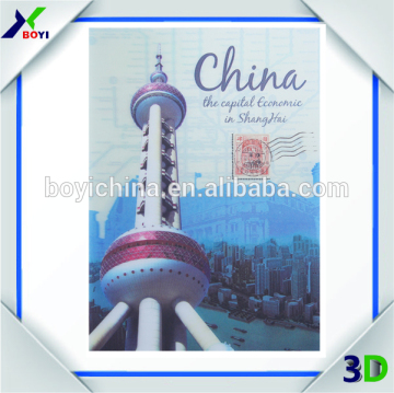 New Design Thailand Travel Souvenirs 3D lenticular Postcard China Manufacturer
