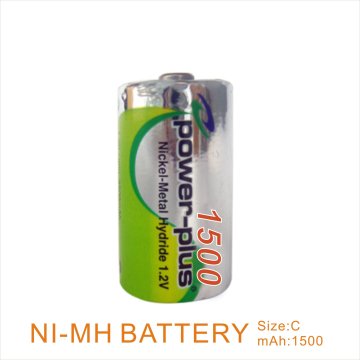 Size C 1500mah/1.2v High Discharge Rate Nimh Battery