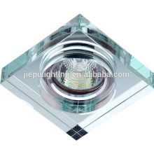 household square crystal ceiling downlight kit