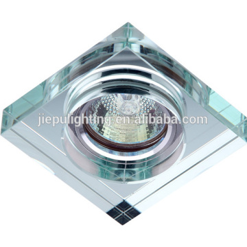 household square crystal ceiling downlight kit