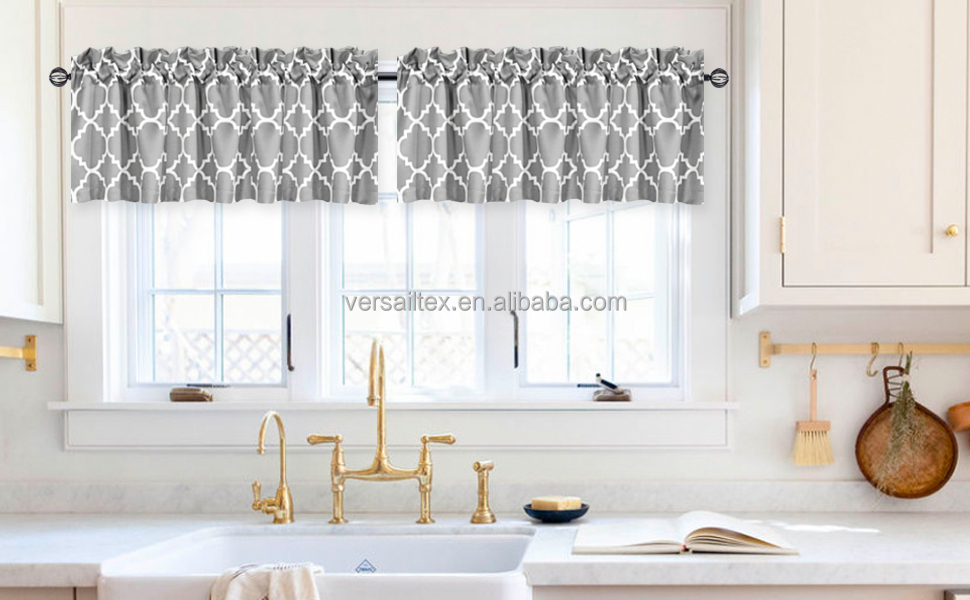 Geo Print Curtain Valance Geo Print Curtain Valance