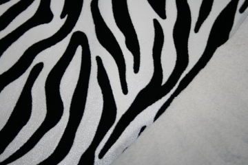 zebra-stripe PU