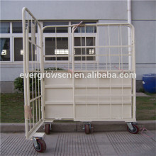 House Keeping Equipment Metal Steel Luggage Cart With Wheel